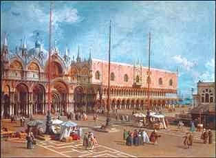 Image of Venice - The Square of St. Mark - Antonio Canaletto