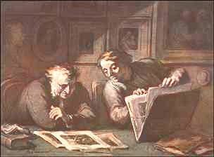 Image of Print Collector - Honore Daumier