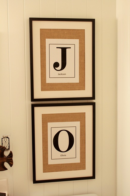 burlap art burlap art