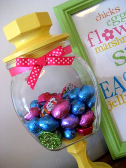 spring candy jar