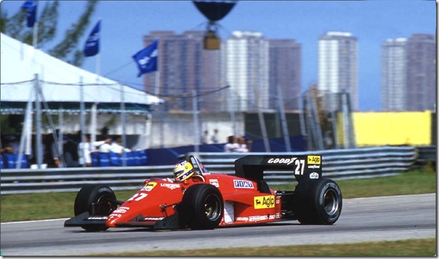 F1DataBase - Michele Alboreto, Ferrari - Brasil 1985