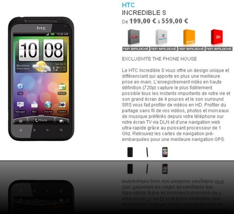 HTC Incredible S HTC Incredible S