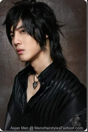 Asian Men Medium length Hairstyle