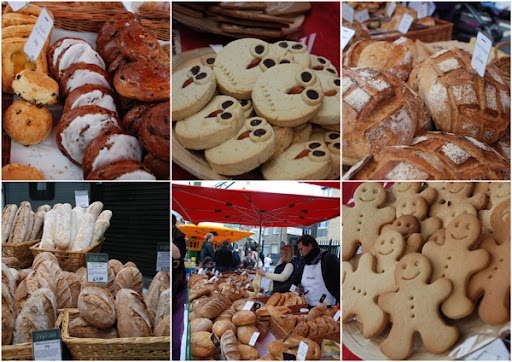 borough market, breads