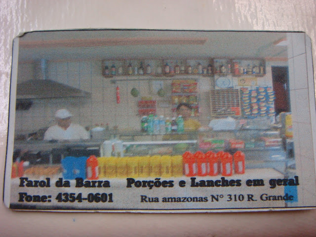 Cartão do Farol da Barra.