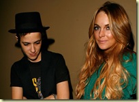 ***EXCLUSIVE*** DJ Samantha Ronson and actress Lindsay Lohan dur
