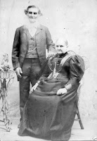 Edward Elliot, sexton in 1862, with his wife Emily, Great Aunt to Gwen Greenough