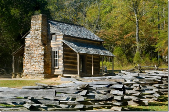 Log Cabin, Cades Cove, Great Smoky Mountains National Park