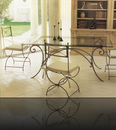 table verre fer forgé table verre fer forgé