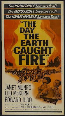 The Day the Earth Caught Fire (1961, UK) movie poster