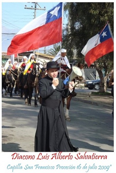 DIACONO LUIS ALBERTO SALVATIERRA Capilla San Francisco - Procesión 16 de julio