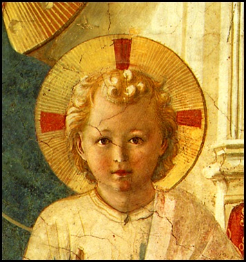 Navidad - Madonna con el Niño Jesús  Museo de San Marco  Fra Angélico