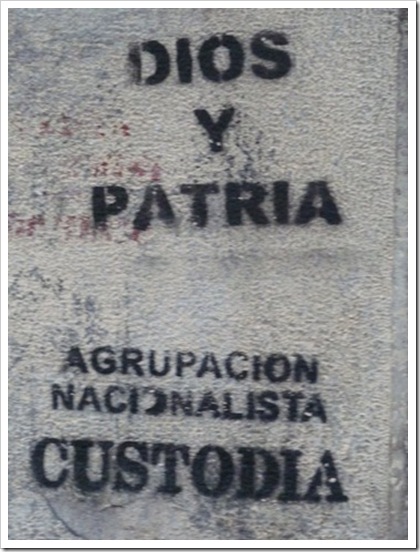 Pintadas nacionalistas y católicas 2 Pintadas nacionalistas y católicas 2