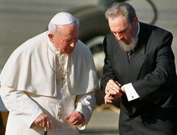 Juan Pablo II - Fidel Castro