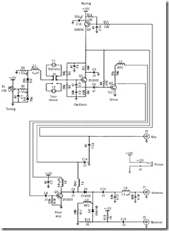 Radio Circuits Blog: Ramsey Electronics Model QRP-40 CW ... schematic diagram of fm radio 
