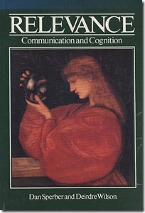 Relevance Communication and Cognition Relevance Communication and Cognition