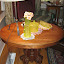 parlor table possibly in Julia Ives Pack Home - from Charlotte Morse Pack parlor table possibly in Julia Ives Pack Home - from Charlotte Morse Pack