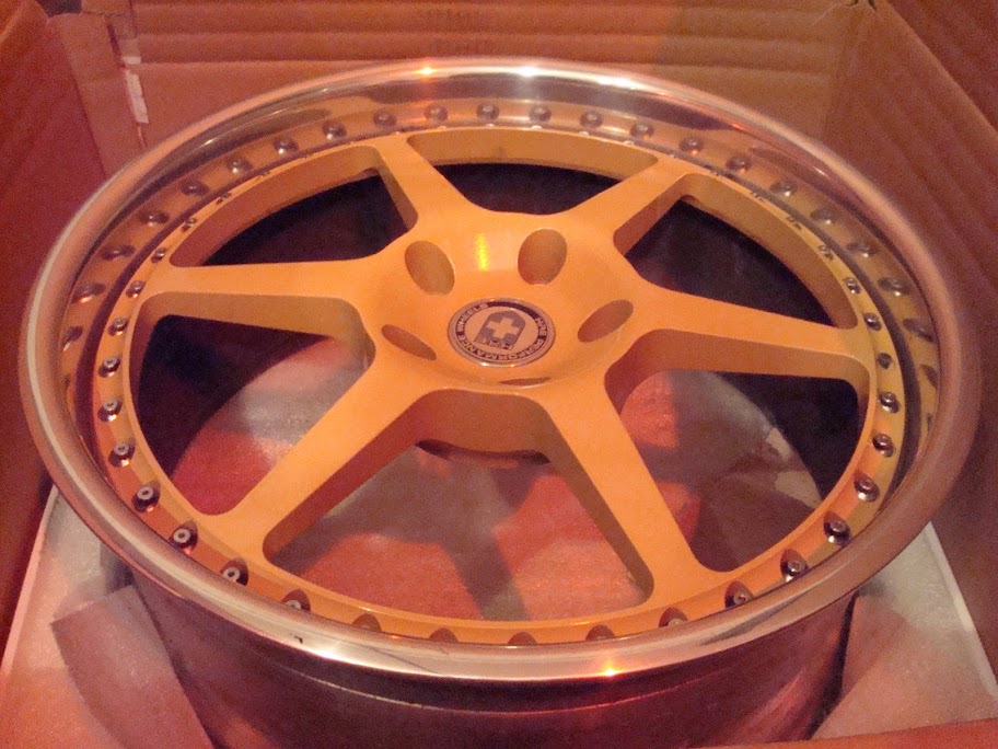 FS HRE 446r Custom Powder Coated Gold E46Fanatics