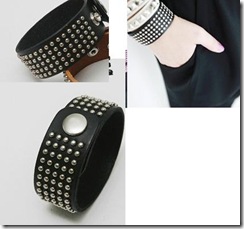 black fashion bracelet
