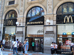 No place is too posh for a McDonalds