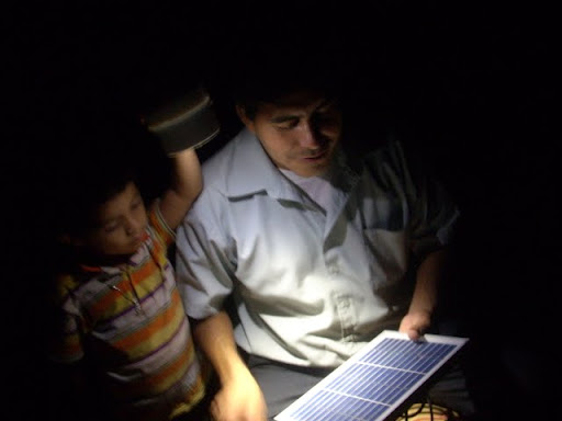 Solar Lamp Used at Night