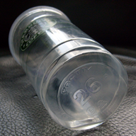 Starbucks disposable cup, side