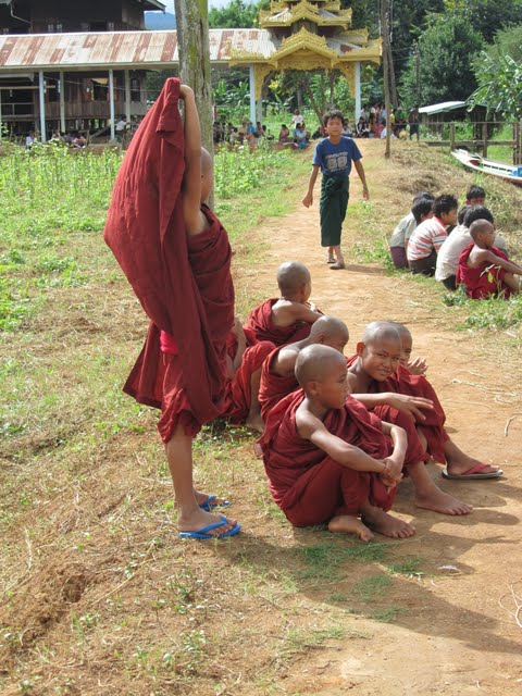 Myanmar monks