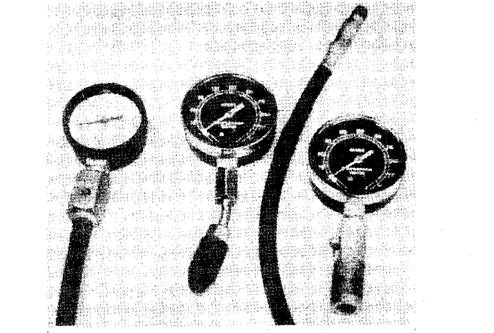 Common types of compression gauges.