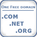 Get Free Domain .COM/.NET/.ORG