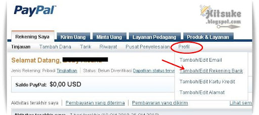 Cara daftar di PayPal dan verifikasi