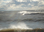 Keith Wikle Surf Kayaking Lake Michigan. Getting chased by a wall of white water. keithwikle.com