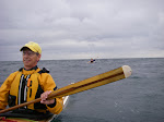 Lori Stegmier and Doug Van Doren heading downwind and back to shore, Lake Michigan, keithwikle.com