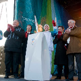 Olympic torch comes through Markham!
