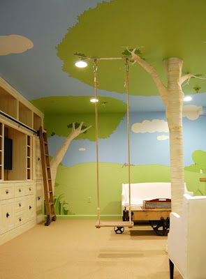 tree house2 Habitación infantil: Dormir en un árbol
