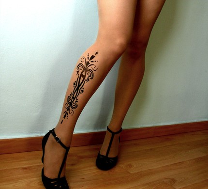 Tattoo on leg women Tattoo on leg women
