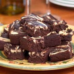 Swirled Cheesecake  Brownies