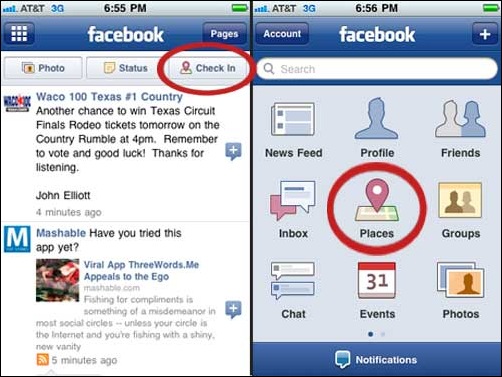 Facebook-Places-Mobile-Device
