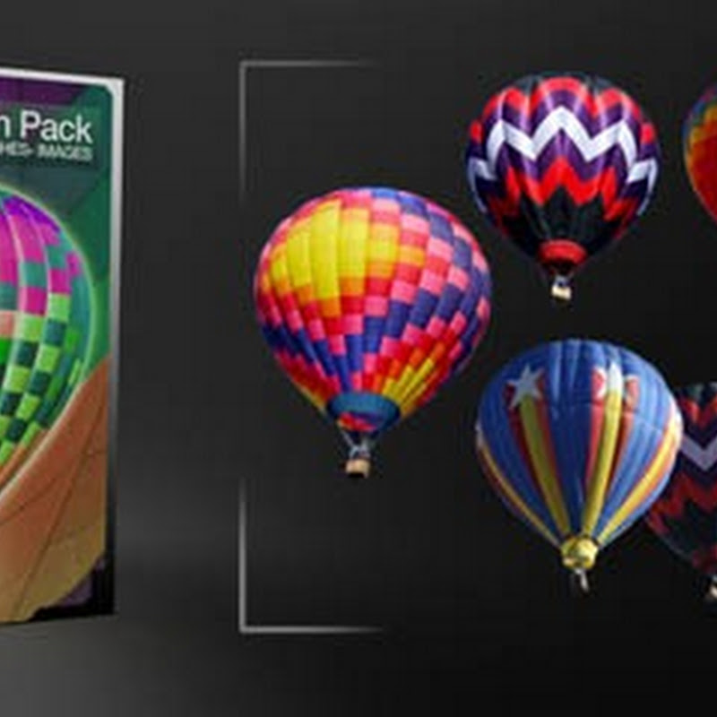 Globos aerostáticos para Photoshop