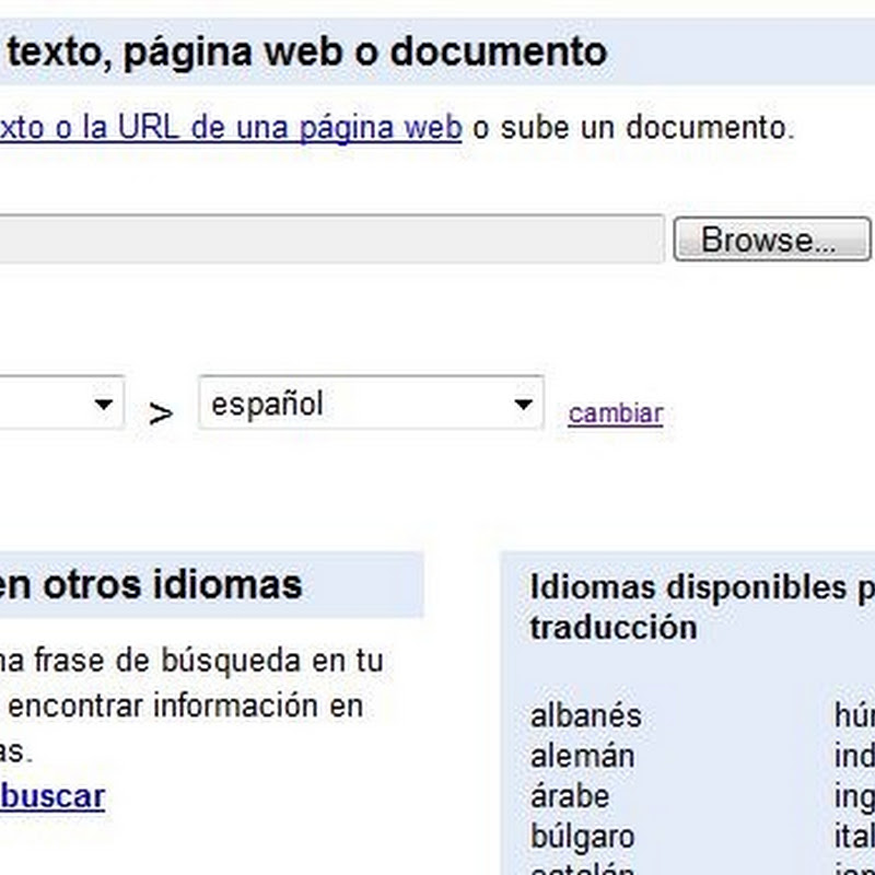 Traduce tus documentos enteros con Google Translate