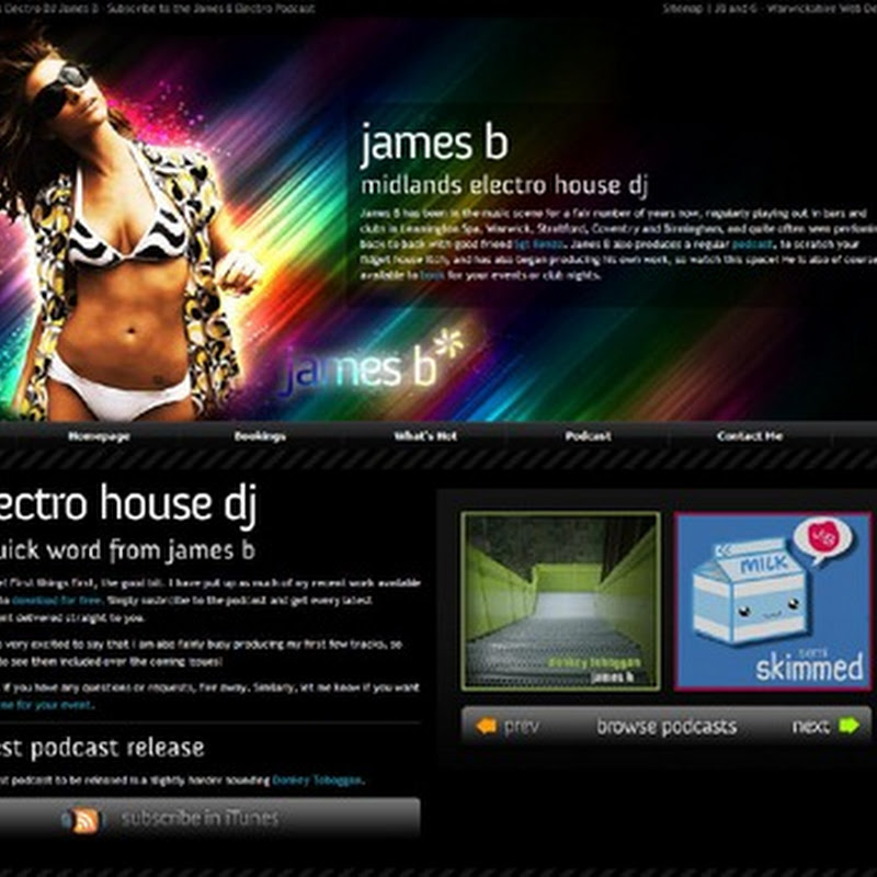 Sitios web inspirados en el color negro
