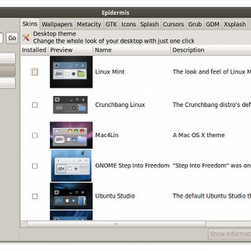 Descargar e instalar temas automáticamente en GNU/Linux