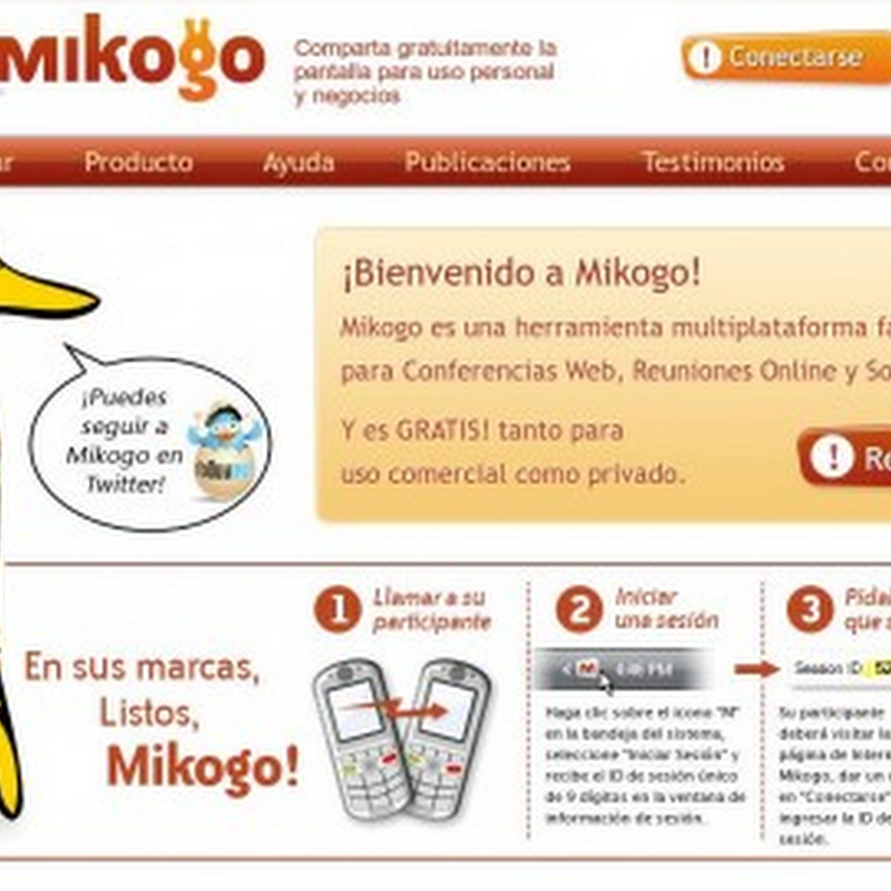 Mikogo, aplicación gratuita para conferencias y más