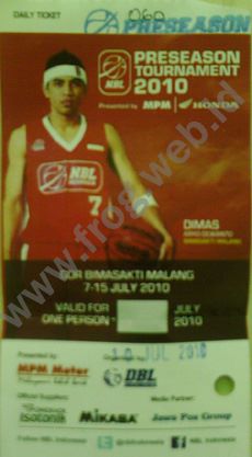 Tiket NBL Ini Tiketnya