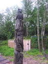 Woodenart Totem Blote Voetenpad