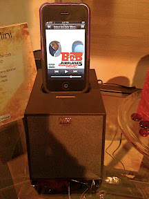 Alltell Goodies from BlogHer 2010: Speakers that Oprah endorses that blare music from any iPod, iPhone or Mp3 player were among that good stuff at the Alltell booth.