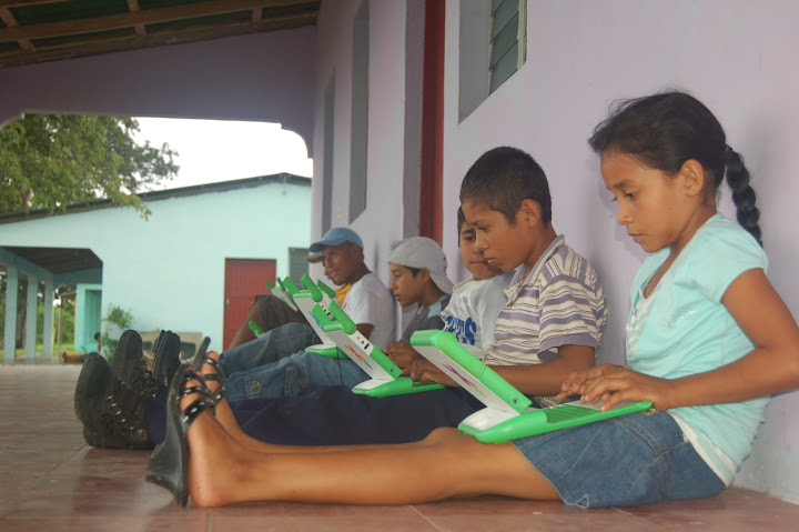 Students can't get enough of their XO computers