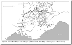 Одна из "пропавших" карт, иллюстрирующая переход войска Ганнибала через Альпы