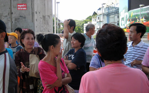 A group of anti-government people.