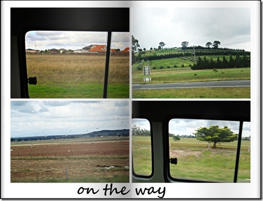 on the way