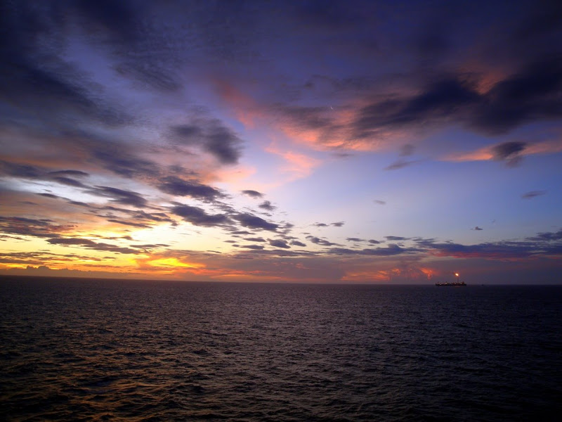 Înserare frumoasă peste Atlantic